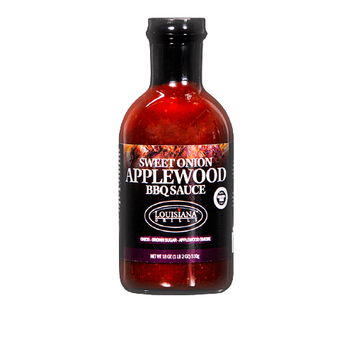 Louisiana Grills Sweet Onion Applewood BBQ Sauce (18oz) Sauces & Rubs 1 Louisiana Grills Sweet Onion Applewood BBQ Sauce (18oz) Sauces & Rubs