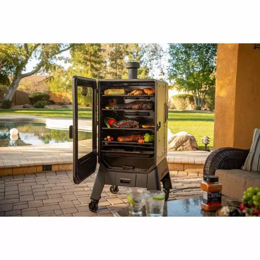 Louisiana Grills Vertical Pellet Smoker - Black Label Vertical 4-Series (LGV4BL) 5 Louisiana Grills Vertical Pellet Smoker - Black Label Vertical 4-Series (LGV4BL)