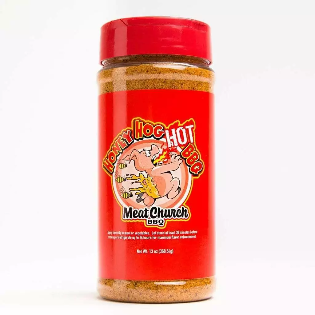 Meat Church Honey Hog HOT Rub Seasoning (14oz) 1 Meat Church Honey Hog HOT Rub Seasoning (14oz)