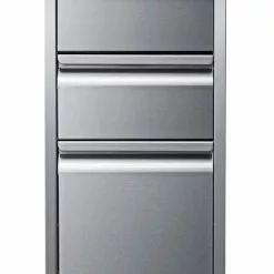 Memphis Three Drawer Stack 15" VGC15DB3 Outdoor Kitchen Cabinets & Storage