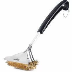 BBQ Accessories Napoleon 62058 Brass Bristle Triple-Row Grill Brush