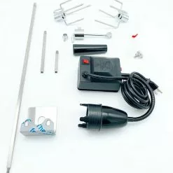 Napoleon 69100 Heavy Duty Rotisserie Kit W/ Motor & Light BBQ Accessories