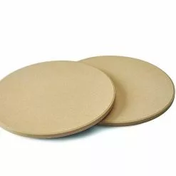 BBQ Accessories Napoleon 70000 10 Inch Personal Sized Pizza/Baking Stone Set