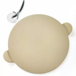 Napoleon 70001 PRO Pizza Stone With Pizza Wheel