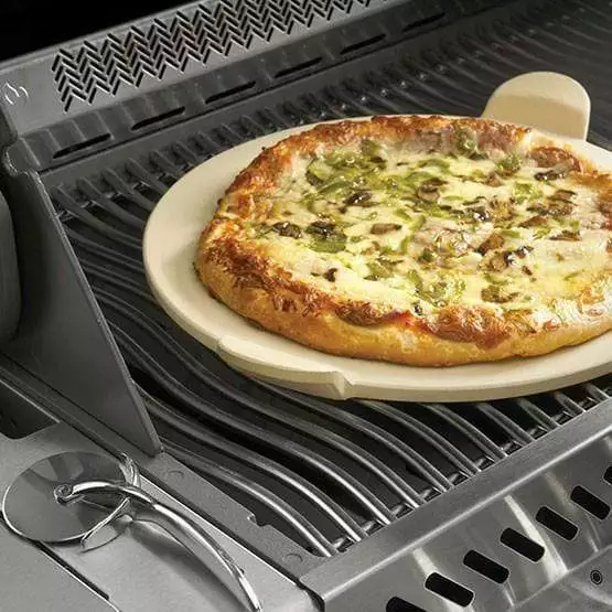 Napoleon 70001 PRO Pizza Stone With Pizza Wheel 2 Napoleon 70001 PRO Pizza Stone With Pizza Wheel