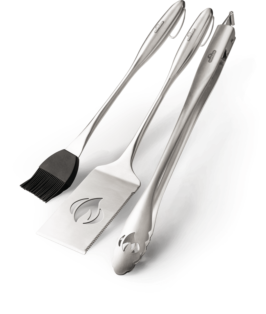 Napoleon 70034 PRO Stainless Steel 3 Piece Toolset BBQ Accessories 1 Napoleon 70034 PRO Stainless Steel 3 Piece Toolset BBQ Accessories