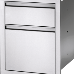 Outdoor Kitchen Cabinets & Storage Napoleon Built-In 18" X 24" Double Drawer: Waste Bin & Paper Towel Holder BI-1824-1W