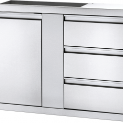 Napoleon Built-In 42" X 24" Large Single Door & Triple Drawer Combo BI-4224-1D3DR Outdoor Kitchen Cabinets & Storage