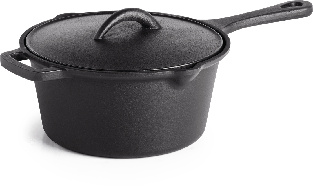 Napoleon Cast Iron Sauce Pan W/ Lid 1 Napoleon Cast Iron Sauce Pan W/ Lid