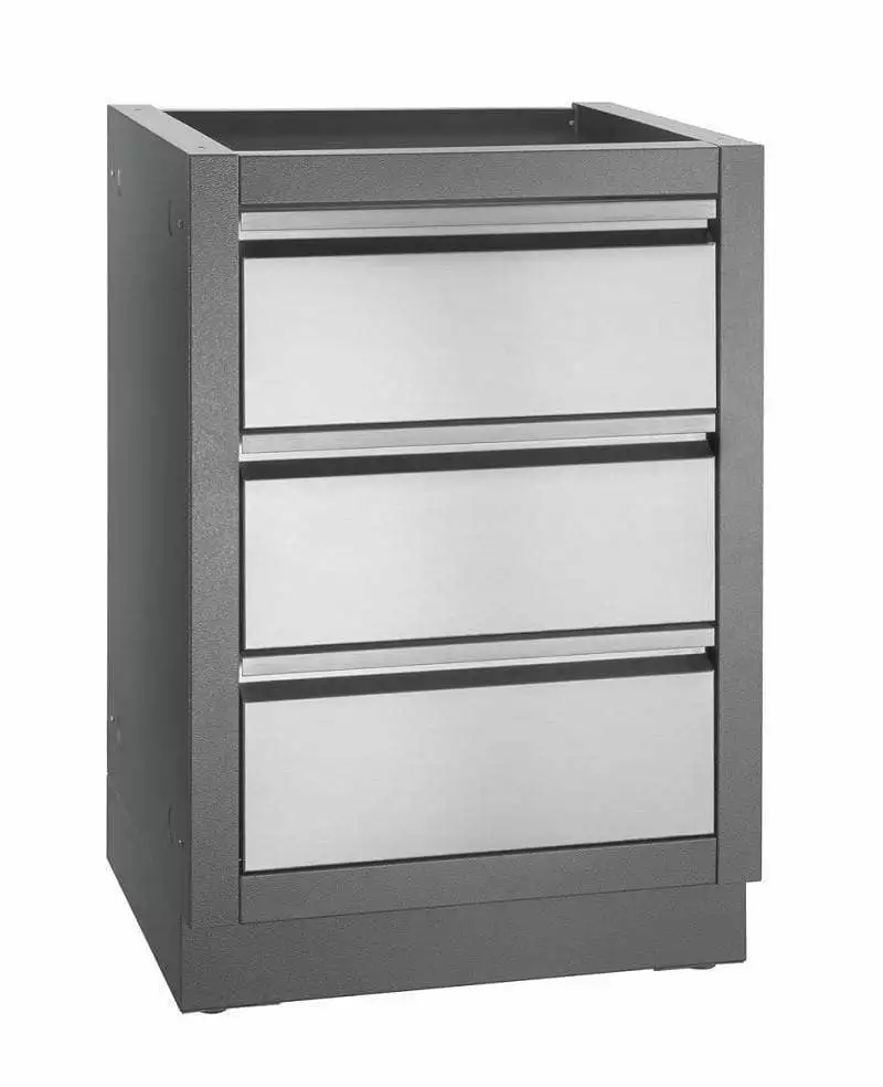 Outdoor Kitchen Cabinets & Storage Napoleon Oasis Three Drawer Cabinet IM-3DC-CN 1 Outdoor Kitchen Cabinets & Storage Napoleon Oasis Three Drawer Cabinet IM-3DC-CN