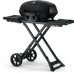 BBQs & Smokers Napoleon PHANTOM TravelQ PRO 285 Portable Gas BBQ With Scissor Cart (Matte Black)