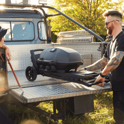 BBQs & Smokers Napoleon PHANTOM TravelQ PRO 285 Portable Gas BBQ With Scissor Cart (Matte Black)