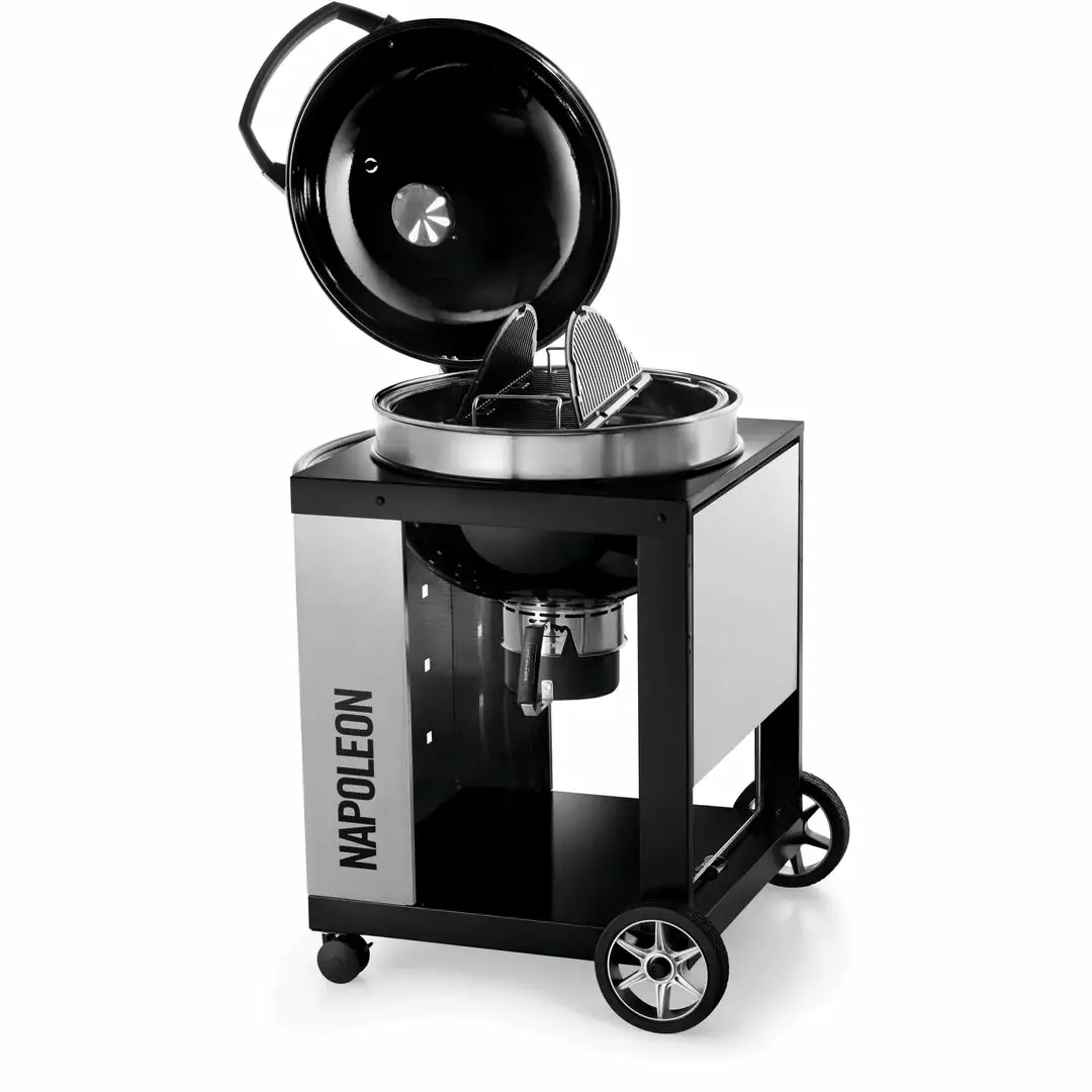 Napoleon PRO Cart Charcoal Grill Black PRO22K-CART-2 4 Napoleon PRO Cart Charcoal Grill Black PRO22K-CART-2