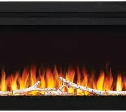 Napoleon Purview 100-Inch Wall-Hanging Electric Fireplace, Black NEFL100HI Fireplaces & Heaters