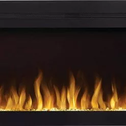 Napoleon Purview 50-Inch Wall-Hanging Electric Fireplace, Black NEFL50HI
