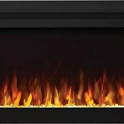 Fireplaces & Heaters Napoleon Purview 72-Inch Wall-Hanging Electric Fireplace, Black NEFL72HI