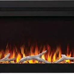 Fireplaces & Heaters Napoleon Purview 72-Inch Wall-Hanging Electric Fireplace, Black NEFL72HI