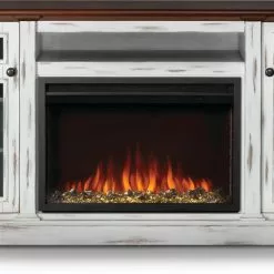 Napoleon The Charlotte Electric Fireplace Mantel Package NEFP30-3820AW Fireplaces & Heaters