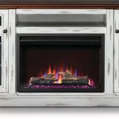 Napoleon The Charlotte Electric Fireplace Mantel Package NEFP30-3820AW Fireplaces & Heaters