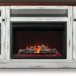 Napoleon The Charlotte Electric Fireplace Mantel Package NEFP30-3820AW Fireplaces & Heaters