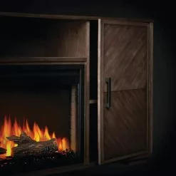Napoleon The Hayworth Electric Fireplace Mantel Package NEFP30-3620RLB Fireplaces & Heaters