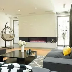 Napoleon Trivista Primis 60" Three-Sided Built-In Electric Fireplace NEFB60H-3SV Fireplaces & Heaters