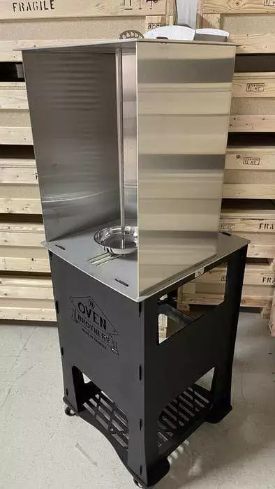 Oven Brothers The Original Joint Rotisserie W/ Cart 4 Oven Brothers The Original Joint Rotisserie W/ Cart