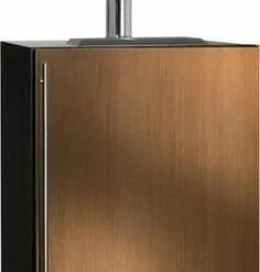 Perlick 24" C Series Indoor Beer Dispenser Dual Tap With Fully Integrated Panel HC24TB-4-2RL-2