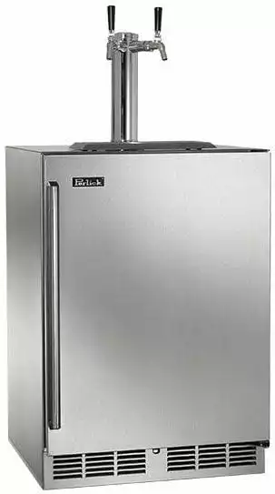 Perlick 24" C Series Indoor Beer Dispenser Single Tap With Stainless Steel Solid HC24TB-4-1R-1 1 Perlick 24" C Series Indoor Beer Dispenser Single Tap With Stainless Steel Solid HC24TB-4-1R-1