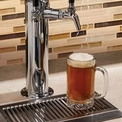 Perlick 24" C Series Outdoor Beer Dispenser Dual Tap With Fully Integrated Panel HC24TO-4-2L-2