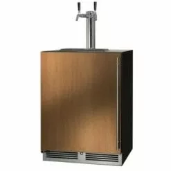 Perlick 24" C Series Outdoor Beer Dispenser Dual Tap With Fully Integrated Panel HC24TO-4-2LL-2