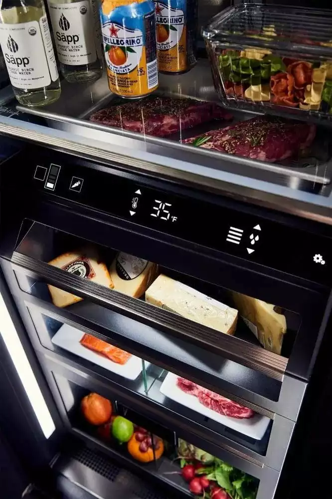 Perlick 30" Column Refrigerator Solid Overlay Ready Hinged Right CR30R-1-2R 2 Perlick 30" Column Refrigerator Solid Overlay Ready Hinged Right CR30R-1-2R