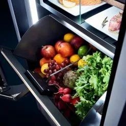 Perlick 30" Column Refrigerator Solid Overlay Ready Hinged Right CR30R-1-2R 5 Perlick 30