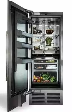 Perlick 30" Column Refrigerator Solid Overlay Ready Hinged Right CR30R-1-2R 1 Perlick 30" Column Refrigerator Solid Overlay Ready Hinged Right CR30R-1-2R