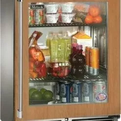 Perlick Signature Series Shallow Depth 18" Depth Outdoor Refrigerator With Fully HH24RO-4-4RL
