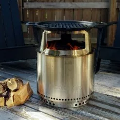 Solo Stove Bonfire Cast Iron Grill Cooking Bundle Fireplaces & Heaters