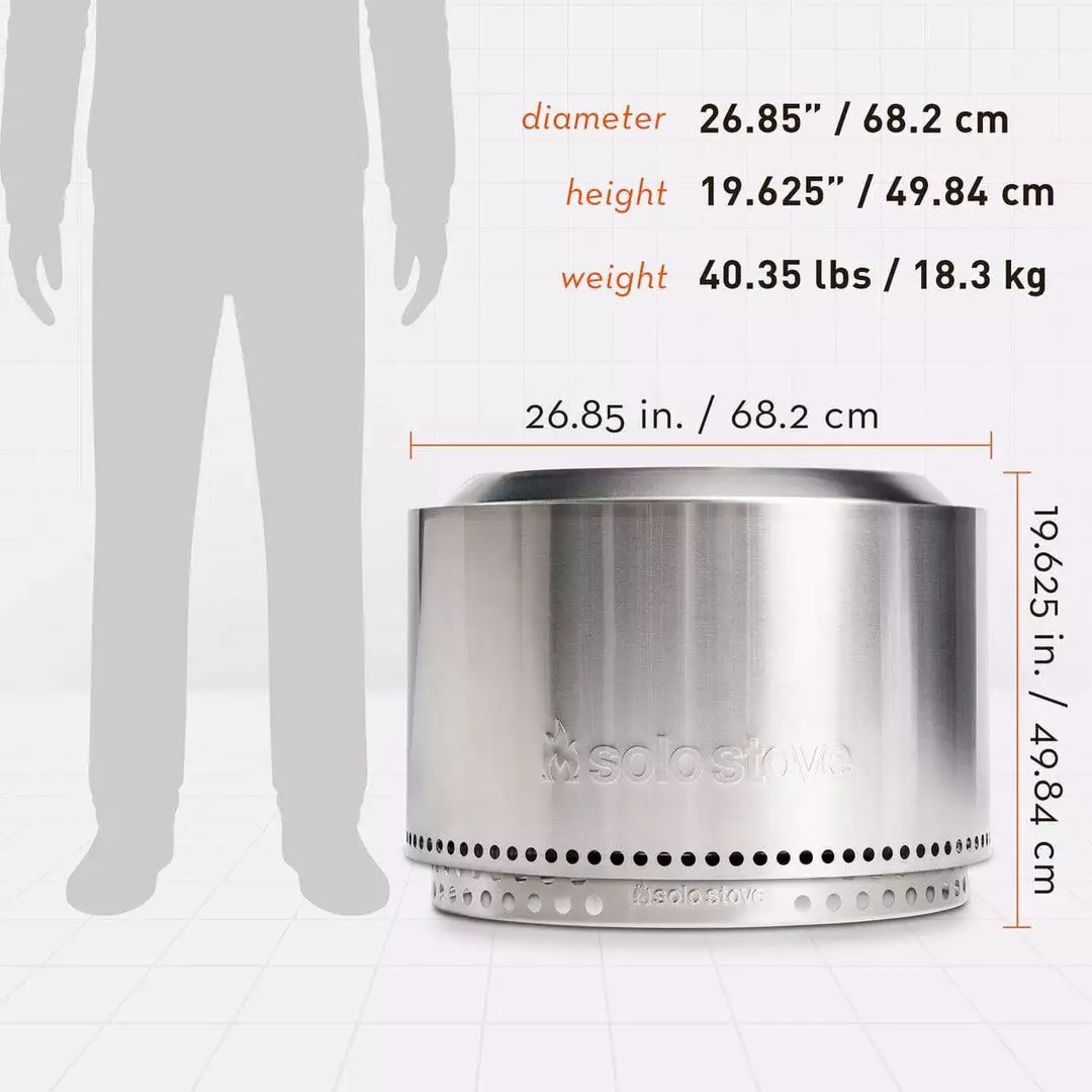 Solo Stove Portable Fire Pit - Yukon + Stand - Stainless Steel Fireplaces & Heaters 12 Solo Stove Portable Fire Pit - Yukon + Stand - Stainless Steel Fireplaces & Heaters