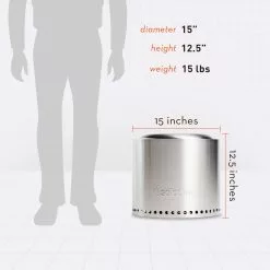 Solo Stove Ranger Portable Fire Pit SSRAN Stainless Steel Fireplaces & Heaters 15 Solo Stove Ranger Portable Fire Pit SSRAN Stainless Steel Fireplaces & Heaters