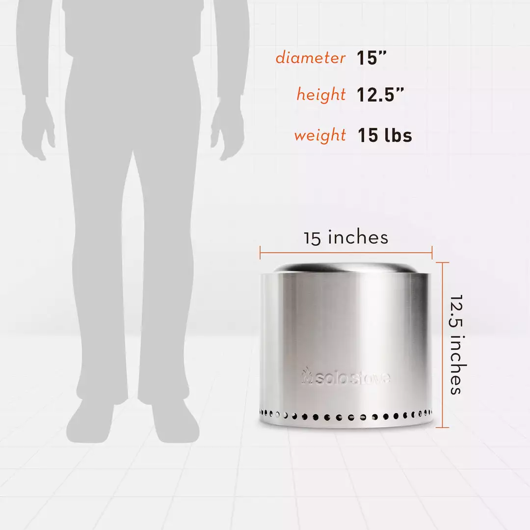 Solo Stove Ranger Portable Fire Pit SSRAN Stainless Steel Fireplaces & Heaters 8 Solo Stove Ranger Portable Fire Pit SSRAN Stainless Steel Fireplaces & Heaters