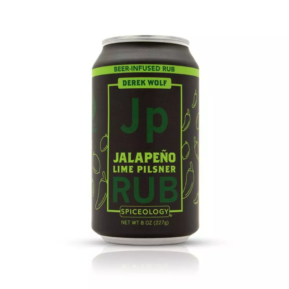 Spiceology Derek Wolf Jalapeno Lime Pilsner Rub (8.0oz) Sauces & Rubs 1 Spiceology Derek Wolf Jalapeno Lime Pilsner Rub (8.0oz) Sauces & Rubs