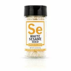 Spiceology Sesame Seeds, White (2.0 Oz) Sauces & Rubs