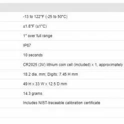 Thermoworks ThermoDrop Zipper-Pull Thermometer