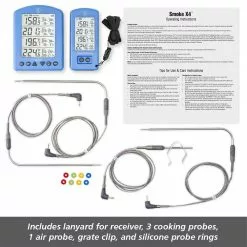 Thermoworks 4-Channel And Long Range Thermometer - Smoke X4 29 Thermoworks 4-Channel And Long Range Thermometer - Smoke X4