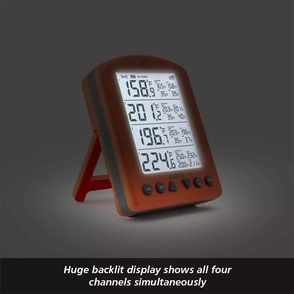 Thermoworks 4-Channel And Long Range Thermometer - Smoke X4 6 Thermoworks 4-Channel And Long Range Thermometer - Smoke X4