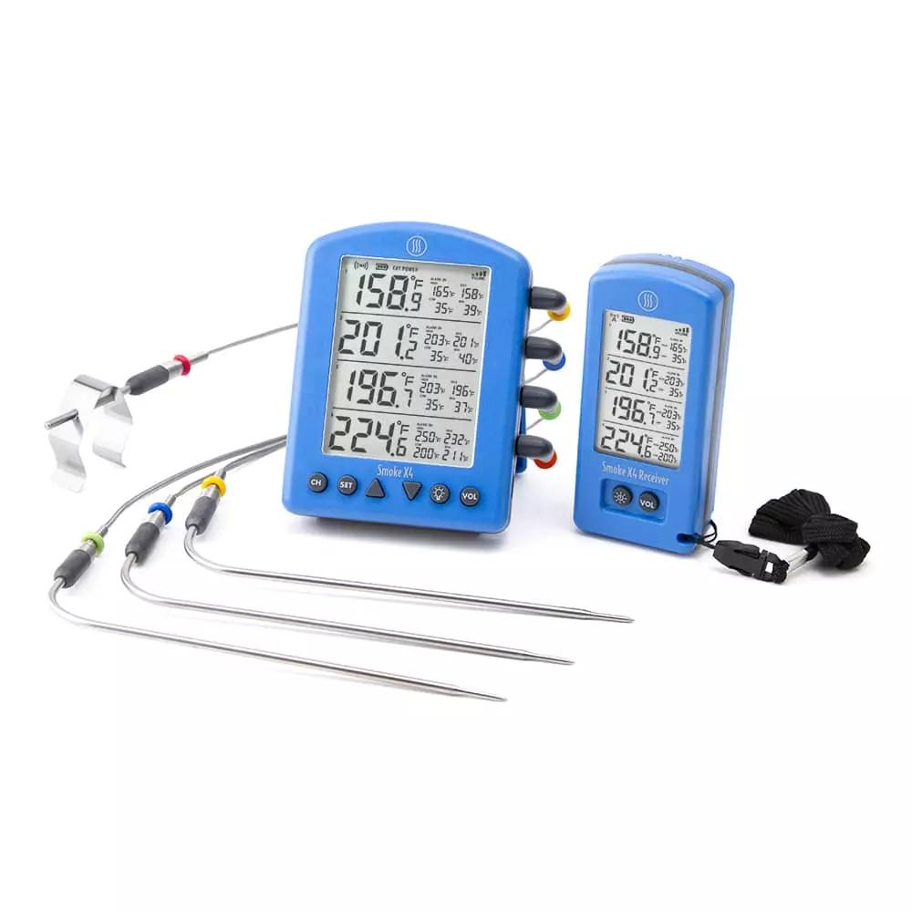 Thermoworks 4-Channel And Long Range Thermometer - Smoke X4 1 Thermoworks 4-Channel And Long Range Thermometer - Smoke X4