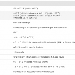 ThermoWorks Dash Thermometer TX-3300 BBQ Accessories 19 ThermoWorks Dash Thermometer TX-3300 BBQ Accessories