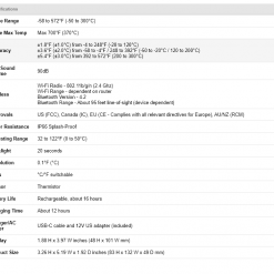 BBQ Accessories Thermoworks Signals 4-Channel BBQ Alarm Thermometer (WiFi + Bluetooth) 25 BBQ Accessories Thermoworks Signals 4-Channel BBQ Alarm Thermometer (WiFi + Bluetooth)