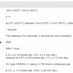 BBQ Accessories ThermoWorks Super-Fast Mini Thermometer RT616 18 BBQ Accessories ThermoWorks Super-Fast Mini Thermometer RT616