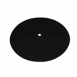 National Energy Equipment BBQ Accessories Tog 20 Round Black Tempered Glass Burner Cover FST CFT-GLASS