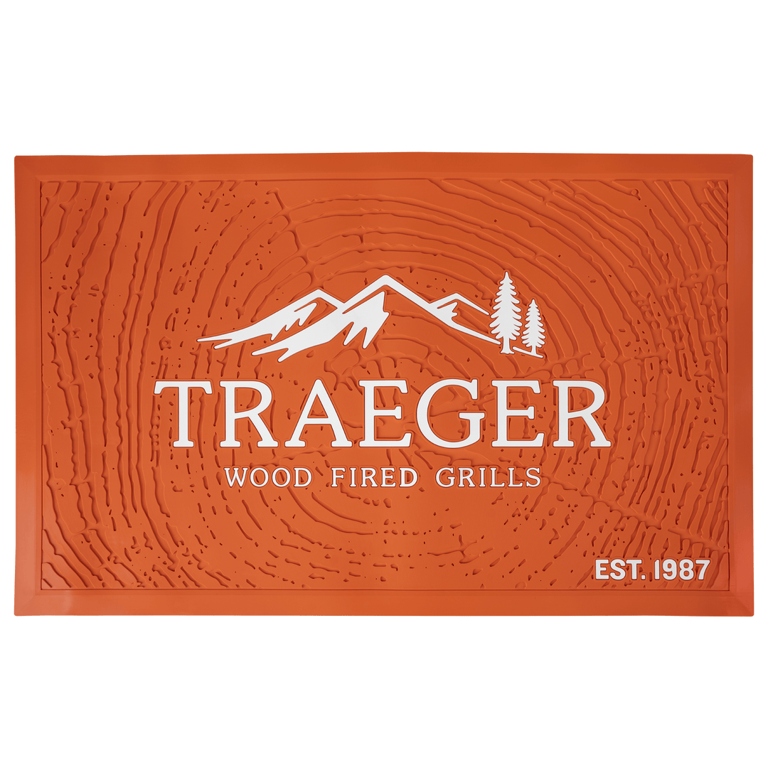 BBQ Accessories Traeger BAC636 Orange Grill Mat 1 BBQ Accessories Traeger BAC636 Orange Grill Mat